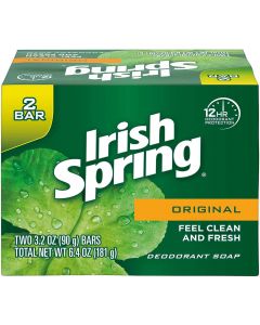 Irish Spring Original Deodorant Bar Soap 3.20 oz, Bundle of 3