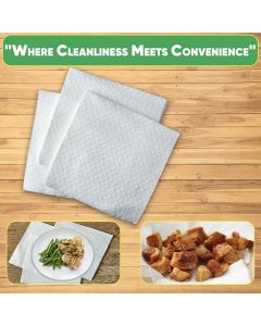 Pantryware Essentials Paper Lunch Napkins. 500 Count Lunch Napkins 1 500 Count, 12 x 12, Bundle of 2