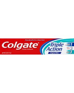 Colgate Triple Action Toothpaste 4 Ounce, Bundle of 4