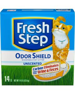 Fresh Step Simply Unscented Clumping Litter 14 lb, Bundle of 2