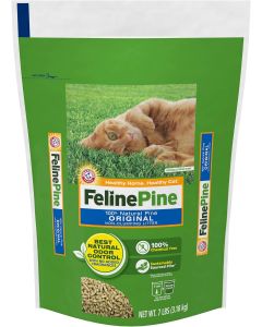 Feline Pine Cat Litter Original 7lb 7lb, Bundle of 2