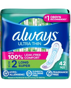 Always Ultra Thin 42 Count, Bundle of 3