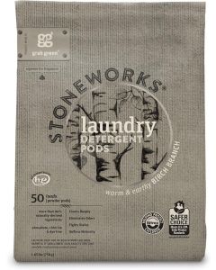 Grab Green Stoneworks Laundry Detergent Pods Pack of 1, Bundle of 2