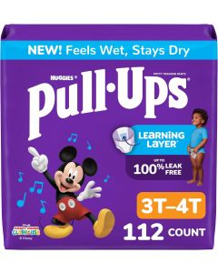 [Delivered by May 4, 2026] Pull-Ups Boys' Potty Training Pants 112 Count, 40 lbs