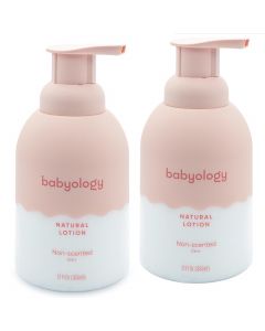 [Delivered by May 11, 2026] Babyology 100% Edible Ingredients - Organic Baby Lotion Pack of 2