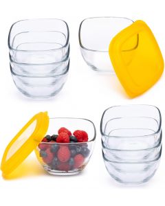 Libbey Serve It Glass Storage Bowls Set of Glass Set of 16