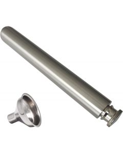 CNFLASK Stainless Steel 2oz Tube Flask Portable Mini Water Bottle &amp; Stainless Steel Portable 2oz, Bundle of 4