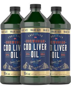 [Delivered by May 8, 2026] Carlyle Norwegian Cod Liver Oil Pack of 3, 16oz