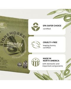 Grab Green Stoneworks Laundry Detergent Pods, Bundle of 2