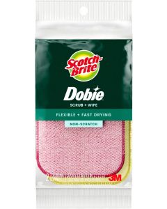 Scotch-Brite Dobie Scrub &amp; Wipe Cloths 2 Pack, Bundle of 9
