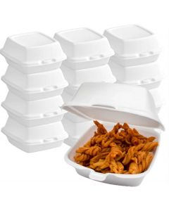 Mr Miracle Foam Containers 6X6 50 Count, 6X6, Bundle of 2