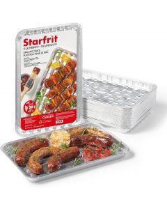 Starfrit 30-Pack Aluminum Grilling Trays Aluminum 30-Pack, 34 cm, 23 cm