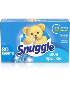 Snuggle Fabric Softener Dryer Sheets 80 Count, Bundle of 2