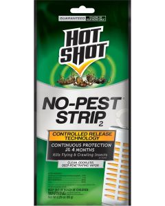 HOT SHOT No-Pest Strip 1 Pack, Bundle of 4