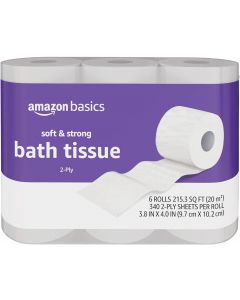 Visit the Store Soft and Strong 2-Ply Toilet Paper, Bundle of 3