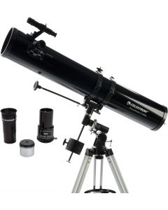 Celestron PowerSeeker 114EQ Reflector Telescope for Backyard Astronomy