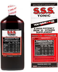 S.S.S. CO. S.S.S. Tonic Liquid Iron &amp; Vitamin B Supplement, Bundle of 2