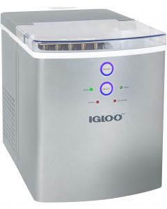 Igloo ICEB33SL Large-Capacity Automatic Portable Electric Countertop Ice Maker Electric Portable 33 Pounds