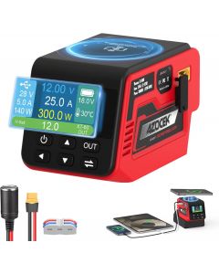 [Delivered by May 3, 2026] Azocek 300W Adjustable Voltage Regulator Compatible with Milwaukee 18V Wireless