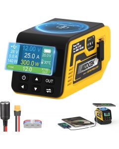 [Delivered by May 3, 2026] Azocek 300W Adjustable Voltage Regulator Compatible with Dewalt 20V Wireless