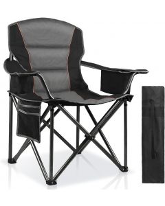 [Delivered by May 4, 2026] LANMOUNTAIN Oversized Padded Camping Chairs for Adults Heavy Duty Portable 400 Lbs