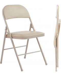 Sweetcrispy Folding Chair 2 Pack Metal Foldable 2 Pack