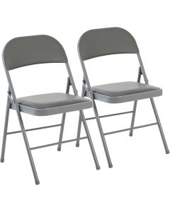DUMOS Padded Folding Chairs 2 Pack 2 Pack