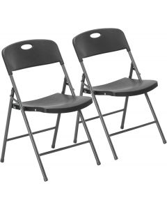 DUMOS Folding Chairs 2 Pack 2 Pack