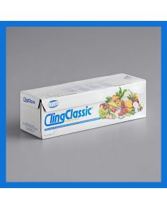 Pokanic Cling Classic Plastic Wrap 18 in x 2000 Plastic 18 in, 2000 ft