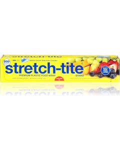 STRETCH-TITE Premium Plastic Food Wrap Plastic, Bundle of 2