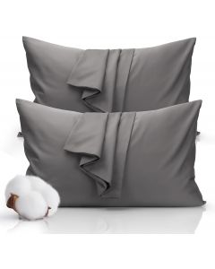 Hzesyd Queen Size Pillowcase Set Cotton Set of 2, Bundle of 3