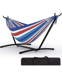 [Delivered by May 10, 2026] KYBOLT Double Hammocks with Stand for Outside Portable 450 lbs