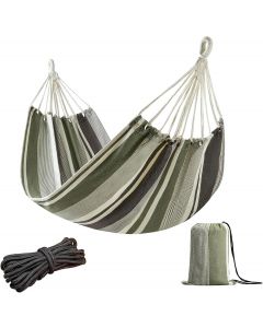JoyView Brazilian Hammock for Single Person Portable Hammock with Hanging Ropes &amp; Carry Bag Large Portable