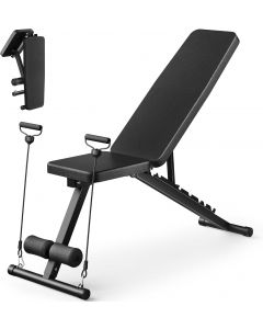 [Delivered by May 9, 2026] VUSIGN Adjustable Weight Bench for Home Gym Foldable 600LBS
