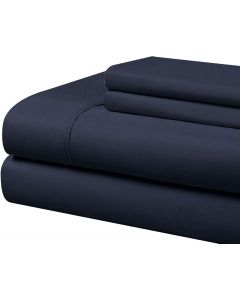 Cathay Home Essentials Ultra Soft Hypoallergenic Wrinkle Resistant Double Brushed Microfiber Bedding Sheet
