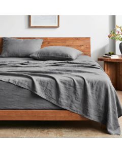 Bare Home Washed Sheet Set, Bundle of 2