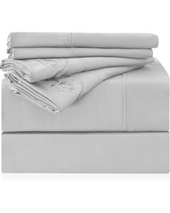 LONAVA Full Size Sheet Set Microfiber 6 Piece, Bundle of 2