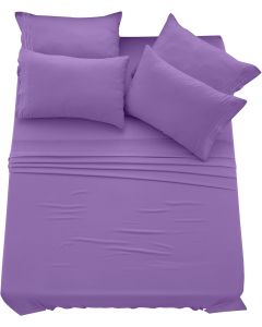 LDC LUX DECOR COLLECTION LUX Décor Queen Sheet Set Microfiber 6 Piece