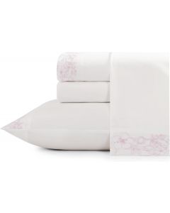 Elle Decor Embroidered 4-Piece Microfiber Bed Sheet Set Microfiber 4-Piece