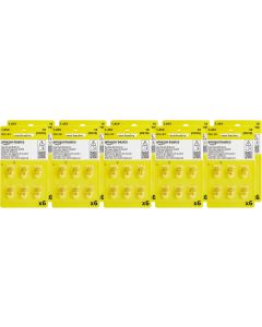 Visit the Store 60-Pack Size 10 Hearing Aid Batteries 60-Pack, Bundle of 2