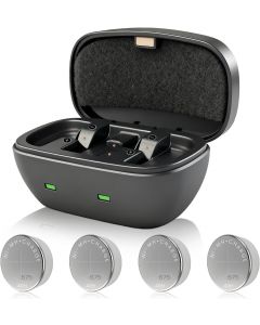 Wokyo 4Pcs Rechargeable 675 Hearing Aid Batteries and Charger Kit Rechargeable