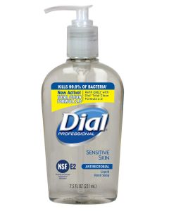 [Delivered by May 4, 2026] Dial Professional Sensitive Skin Antibacterial Liquid Hand Soap Pack of 12, 7.5 OZ
