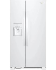 Whirlpool WRS321SDHW 21 cu.ft. White Side-by-Side Refrigerator