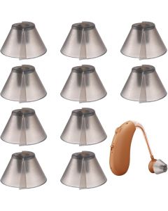 BOHUIZ 10 Pcs Hearing Aid Domes, Bundle of 5