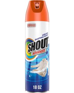 Shout Advanced Grease Busting Foam 1-Pack, 18oz, Bundle of 5
