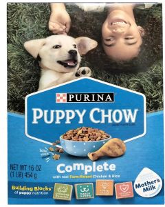 Puppy Chow Complete Nutritious Meals for Healthy Beginners 16 oz (2 Pack) 2 Pack, 16 oz, Bundle of 2