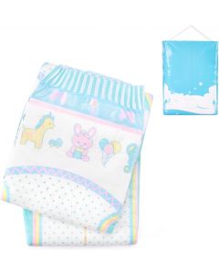 Littleforbig Adjustable Hook-and-Loop Fastener Closure Adult Printed Diaper 2, Bundle of 2