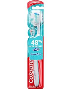 Colgate 360° Enamel Health Extra Soft Toothbrush for Sensitive, Bundle of 4
