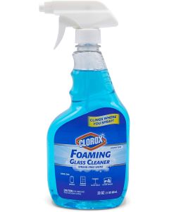 Clorox Foaming Glass Cleaner Trigger Glass 23 Oz, Bundle of 7