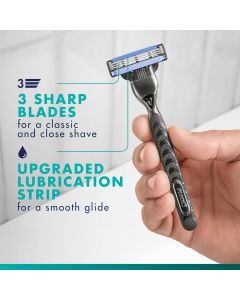 Gillette Mach3 Razor for Men, Bundle of 3